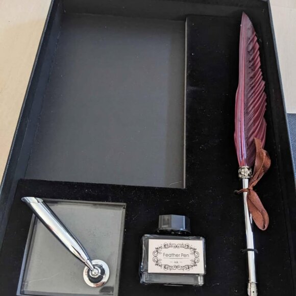 Quill, Ink, and Notebook Gift Set - Picture 2 of 5
